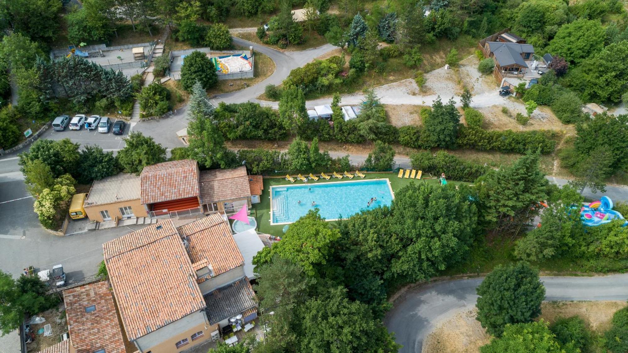ホテル Camping Les Princes D'Orange Orpierre エクステリア 写真